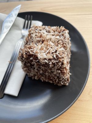 Lamington   at Frankie Coffee in Glasgow