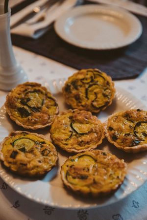 Zucchini quiche at Garden Grove Inn in Union Pier