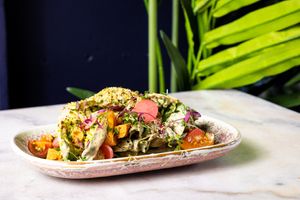 Caesar Salad at Erpingham House in Edinburgh