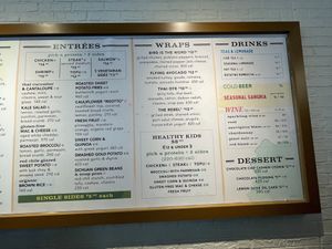 Menu 2  at Flower Child in Denver