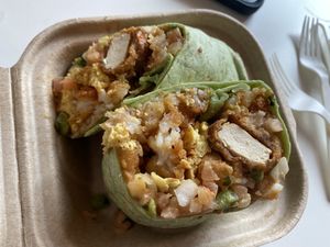Brunch burrito  at Project Pollo - Crownhill in San Antonio