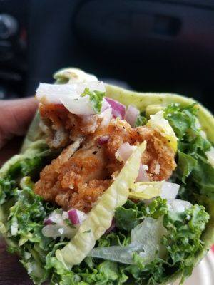 Chik'n Caesar Spinach Wrap at Project Pollo - Crownhill in San Antonio