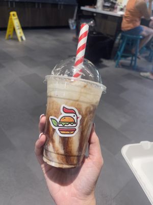 Reeses shake- tasted like butterfinger but was good  at Project Pollo - Crownhill in San Antonio