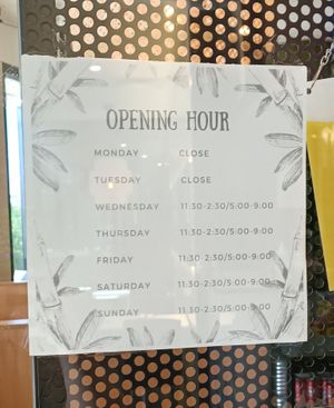 Opening hours at Woka Woka in Sunnybank