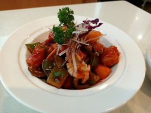 Sweet and sour pork at Woka Woka in Sunnybank