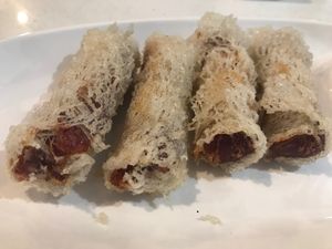 Sweet potato rolls  at Woka Woka in Sunnybank