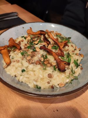 Risotto vegan at Roka in Rovaniemi