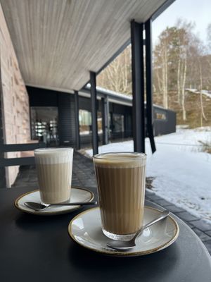 Oat Milk Latte 😍  at Tarmachan in Ballater