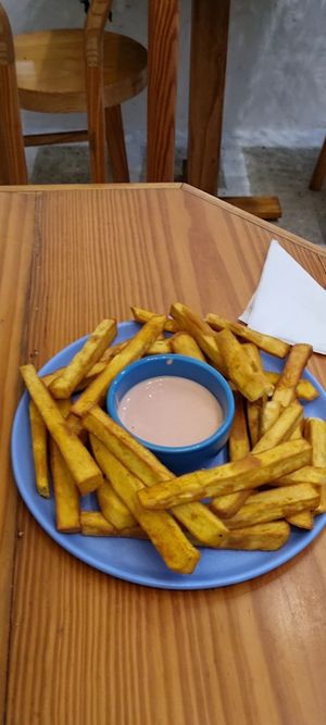 Sweet potato fries  #Veganuary at iVegan Supershop Da Nang - Healthy Plant Based Cafe in Da Nang