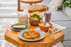 Aloha Pizza
Fajita Bowl
Peanut Toast
Blueberry Muffin Smoothie at iVegan Supershop Da Nang - Healthy Plant Based Cafe in Da Nang