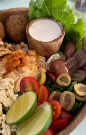 Falafel Salad buddha bowl  at iVegan Supershop Da Nang - Healthy Plant Based Cafe in Da Nang