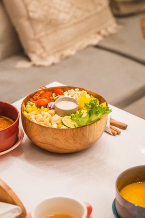 caesar salad at iVegan Supershop Da Nang - Healthy Plant Based Cafe in Da Nang