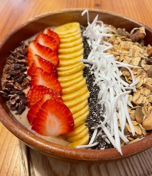 Passio smoothie bowl at iVegan Supershop Da Nang - Healthy Plant Based Cafe in Da Nang