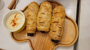 sausage rolls at iVegan Supershop Da Nang - Healthy Plant Based Cafe in Da Nang
