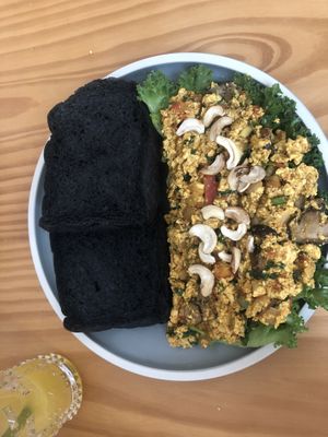 Scrambled Tofu with Bread   at iVegan Supershop Da Nang - Healthy Plant Based Cafe in Da Nang