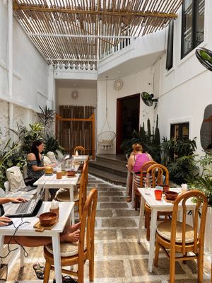 Restaurant interior   at iVegan Supershop Da Nang - Healthy Plant Based Cafe in Da Nang