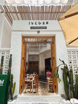 Restaurant entrance   at iVegan Supershop Da Nang - Healthy Plant Based Cafe in Da Nang