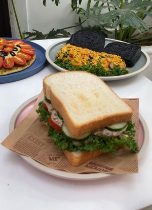 This sandwich is the best at iVegan Supershop Da Nang - Healthy Plant Based Cafe in Da Nang