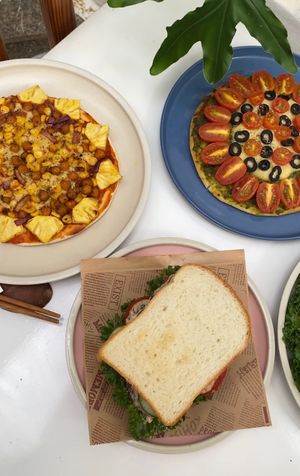 Our brunch at iVegan Supershop Da Nang - Healthy Plant Based Cafe in Da Nang