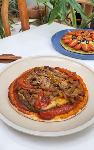 Another pizza at iVegan Supershop Da Nang - Healthy Plant Based Cafe in Da Nang