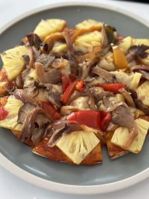 Made my own pizza!   at iVegan Supershop Da Nang - Healthy Plant Based Cafe in Da Nang