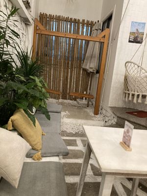 Swings to relax  at iVegan Supershop Da Nang - Healthy Plant Based Cafe in Da Nang