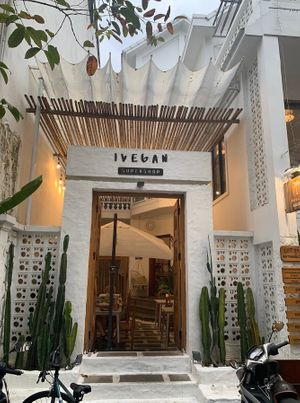 Itss nice decor at iVegan Supershop Da Nang - Healthy Plant Based Cafe in Da Nang
