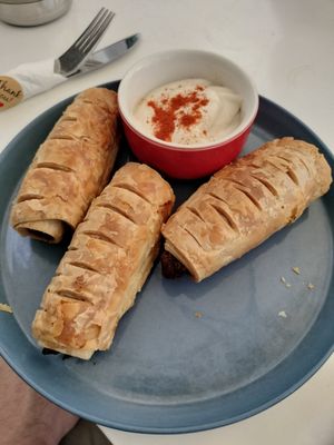 Sausage rolls at iVegan Supershop Da Nang - Healthy Plant Based Cafe in Da Nang