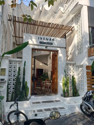 Storefront at iVegan Supershop Da Nang - Healthy Plant Based Cafe in Da Nang