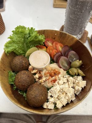 Falafel bowl  at iVegan Supershop Da Nang - Healthy Plant Based Cafe in Da Nang