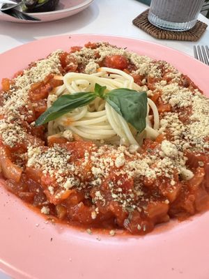 Spaghetty  at iVegan Supershop Da Nang - Healthy Plant Based Cafe in Da Nang
