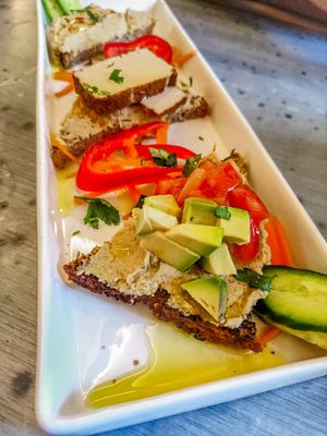 Bruschetta mix at Local in Sibiu