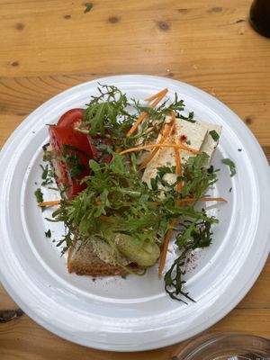 Vegan bruschetta   at Local in Sibiu