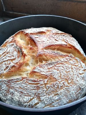 Home made bread at Café Papiche in Toulouse