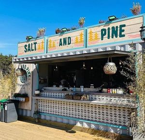 Front of cafe at Salt and Pine Creperie in St Andrews