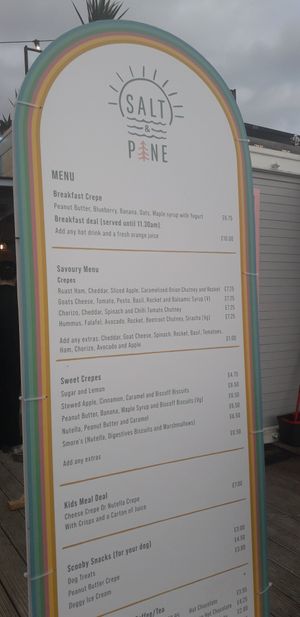  at Salt and Pine Creperie in St Andrews