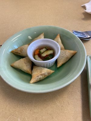 Curry puffs  at Thai Silk in Orlando