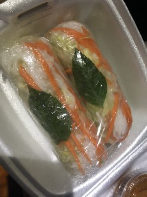 Summer roll   at Thai Silk in Orlando