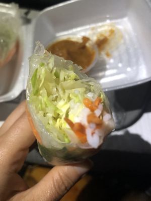 Summer roll   at Thai Silk in Orlando