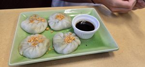 Gluten free chive dumplings at Thai Silk in Orlando