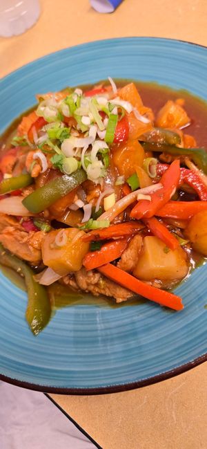 Sweet and sour chick'n at Thai Silk in Orlando