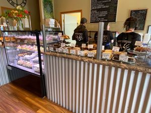 The scent in the air is heavenly.  at Pacific Sourdough in Waldport