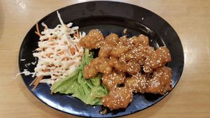 Mogul fried prawns at Senwell Vegetarian Restaurant - 天之雨素食餐厛 in Skudai