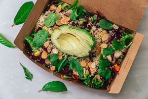 Beet Quinoa Salad at Savor of Life in Kuala Lumpur