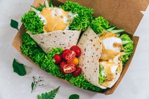 Falafel Wrap at Savor of Life in Kuala Lumpur