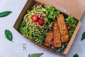Cilantro Pesto Spaghetti  at Savor of Life in Kuala Lumpur