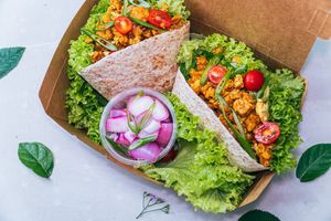 Murtabak Wrap at Savor of Life in Kuala Lumpur