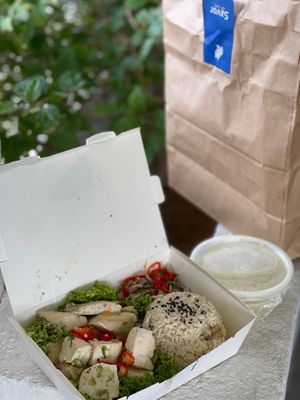 Delivered in a recyclable paper bag at Savor of Life in Kuala Lumpur