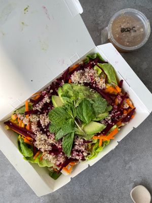 Beet Quinoa Salad at Savor of Life in Kuala Lumpur
