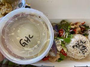 Green Hulk curry at Savor of Life in Kuala Lumpur